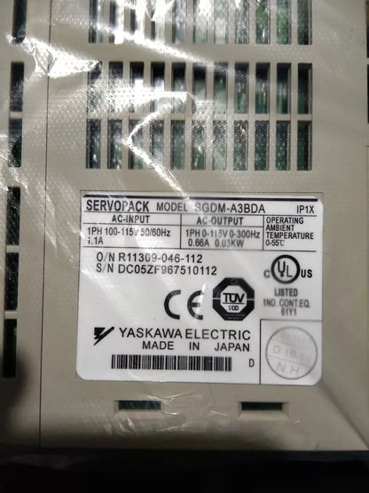 Yaskawa SGDM-A3BDA AC Servo Drive New In Box - YASKAWA