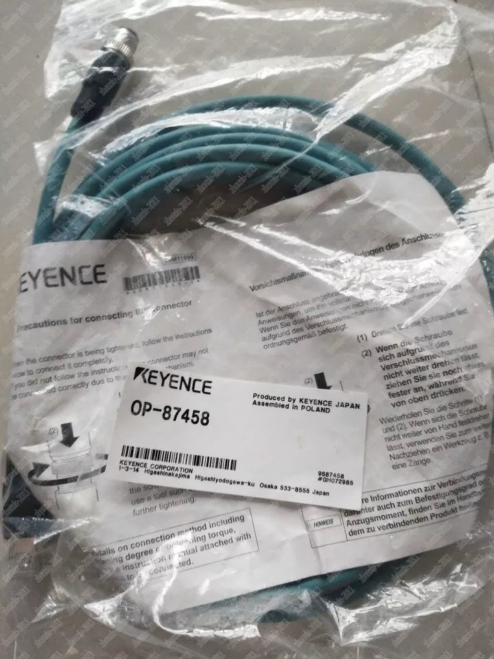 PLC Cable Sensor OP-87458 by Keyence - High reliability and durability for industrial applications - KEYENCE