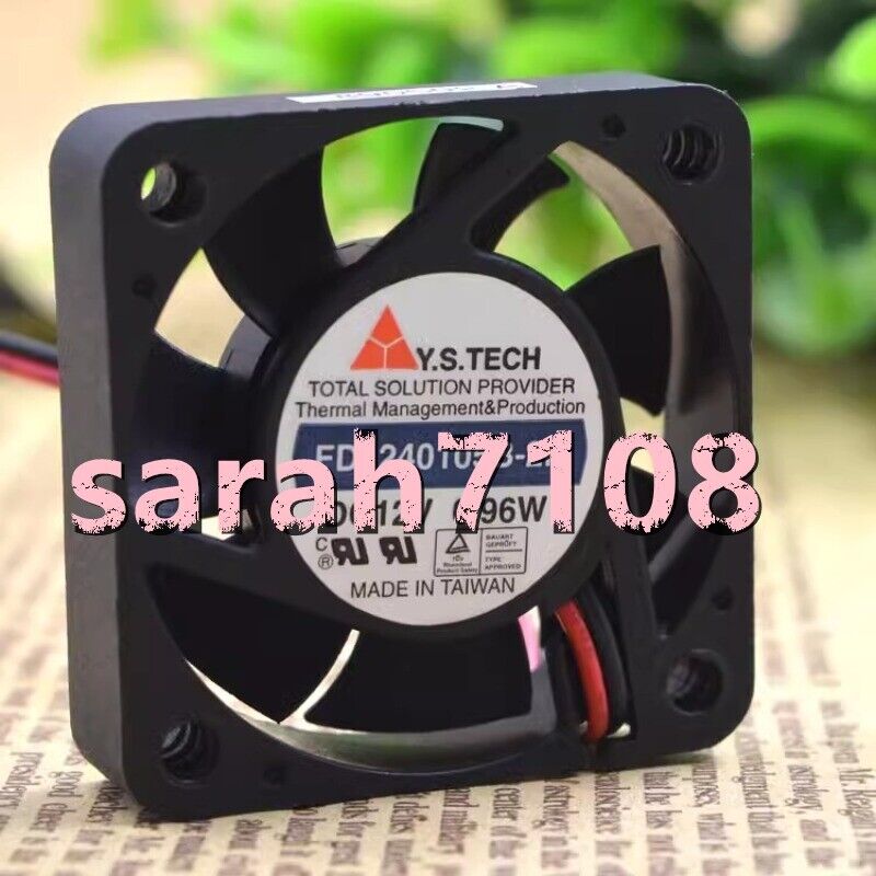 new 1PC 12V 0.96W 4CM 4010 2-wire cooling fan FD1240105B-2N - INDUSTRIAL-EQUIPMENT.CO.UK