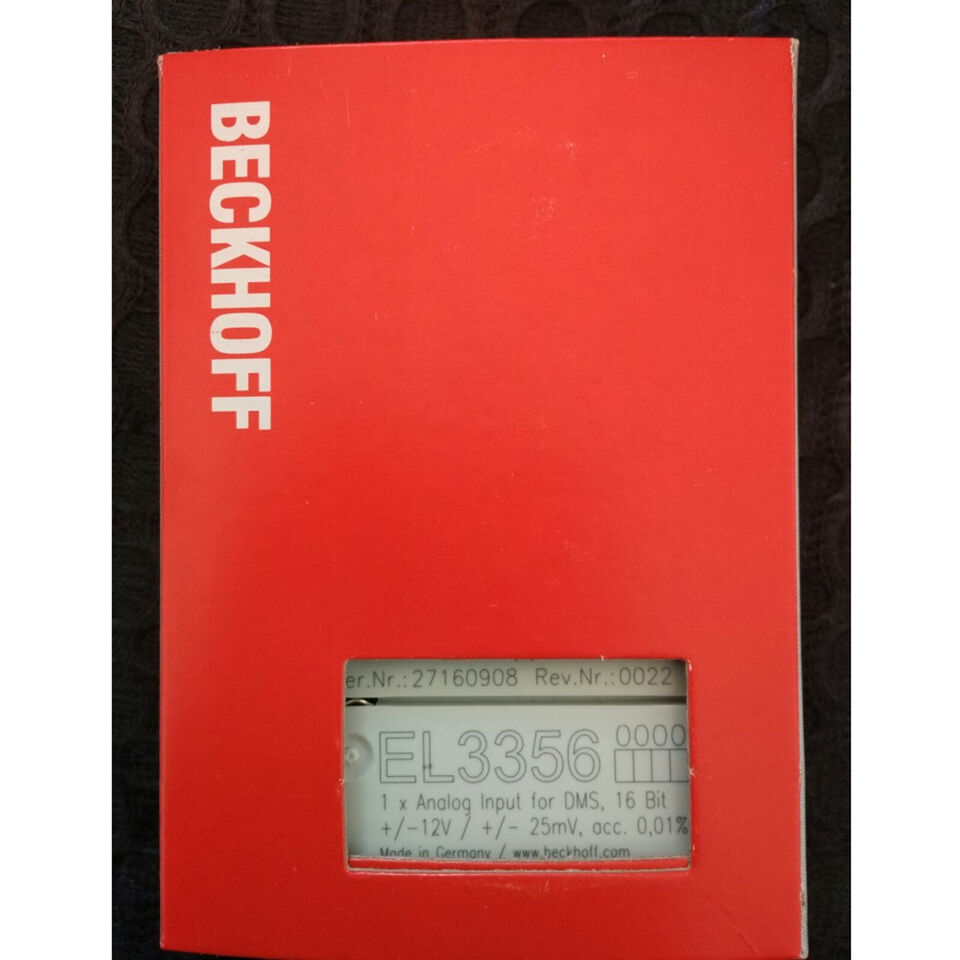 new 1PC BECKHOFF EL3356 PLC In Box ping EL 3356 - BECKHOFF