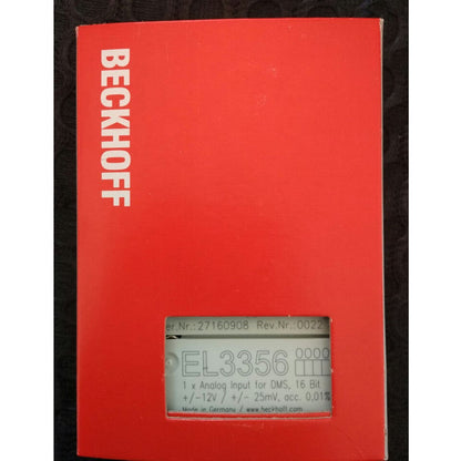 new 1PC BECKHOFF EL3356 PLC In Box ping EL 3356 - BECKHOFF