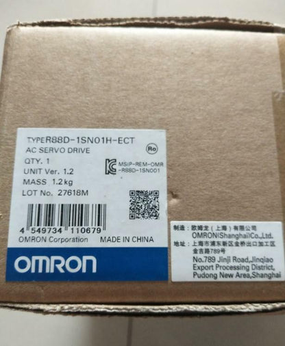 new 1PC  Omron R88D-1SN01H-ECT AC Servo Drive R88D1SN01HECT ping