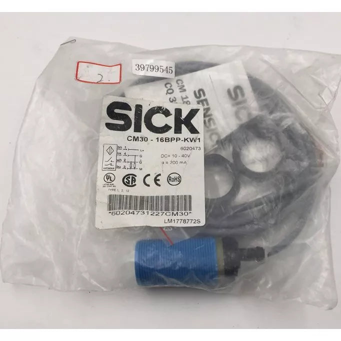 new  One SICK CM30-16BPP-KW1 Proximity Sensor CM3016BPPKW1 SICK