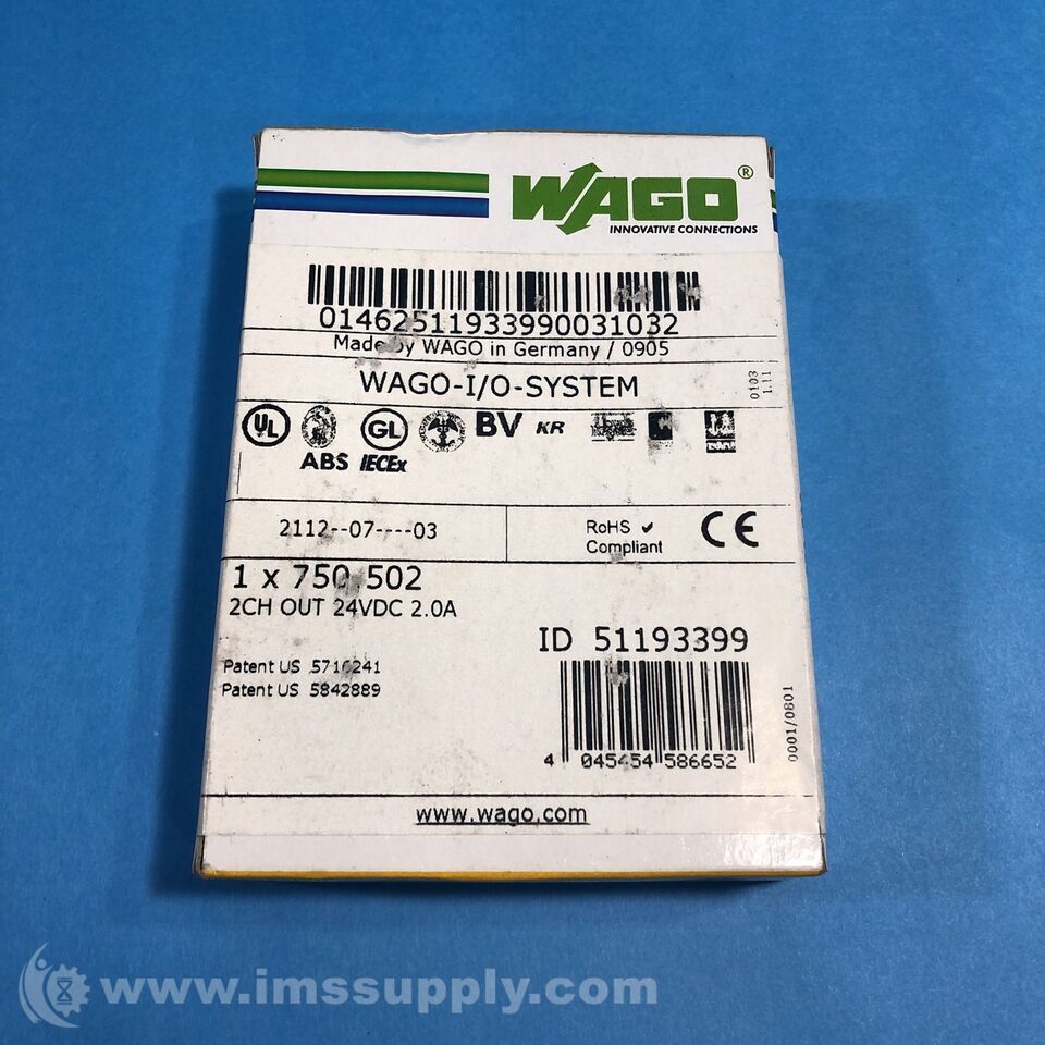 new 1PC  WAGO 750-502 PLC Module 750502