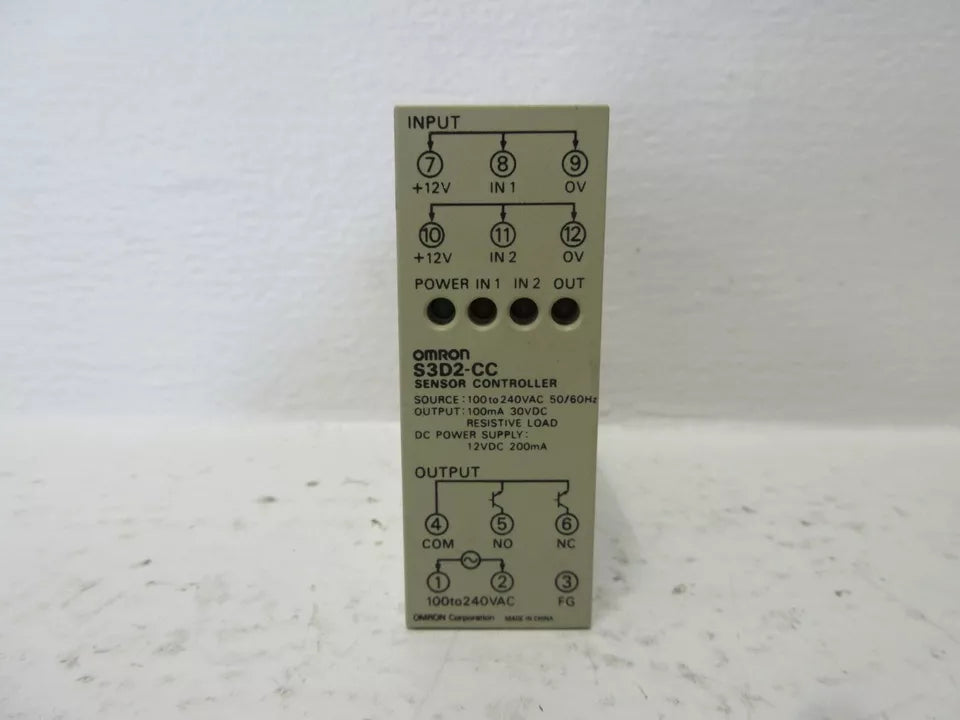 Omron S3D2-CC PLC Sensor Process Controller - OMRON