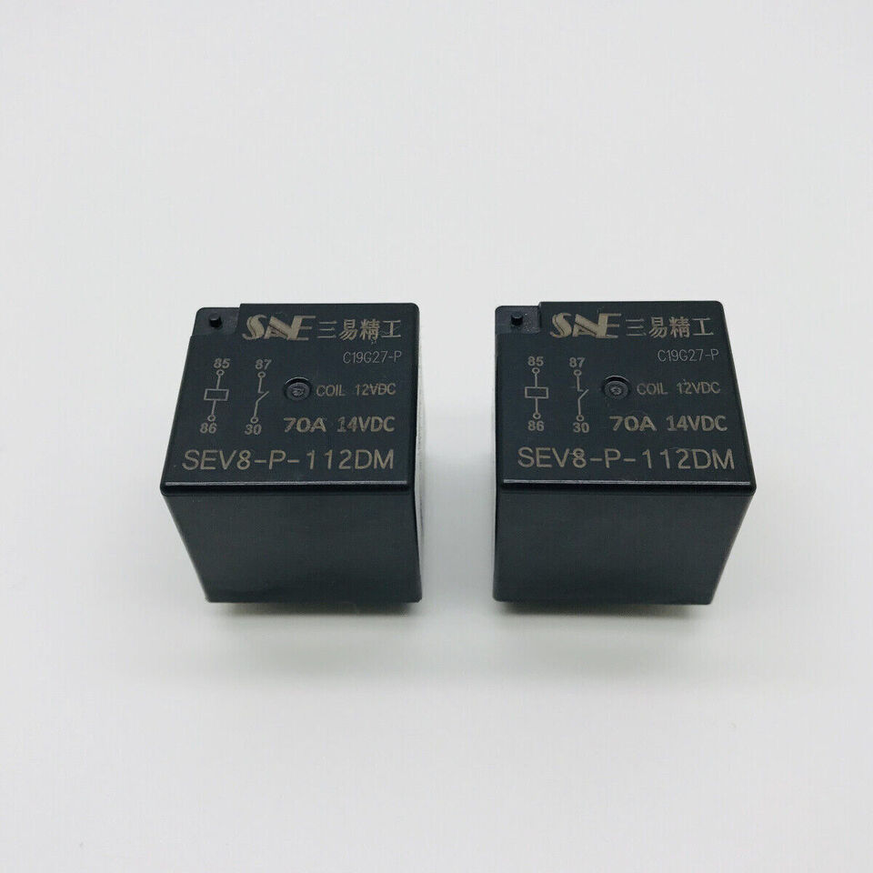 2Pcs SEV8-P-112DM 4-Pin Solder Pin 70A14 Automotive Relay - ELECTRON AUTO PARTS