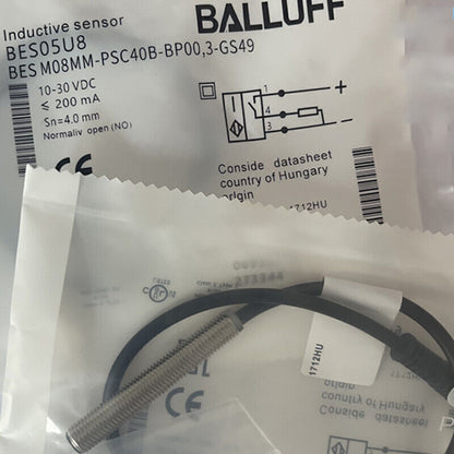 1PC BALLUFF BES M08MM-PSC40B-BP00 Proximity Sensor - BALLUFF