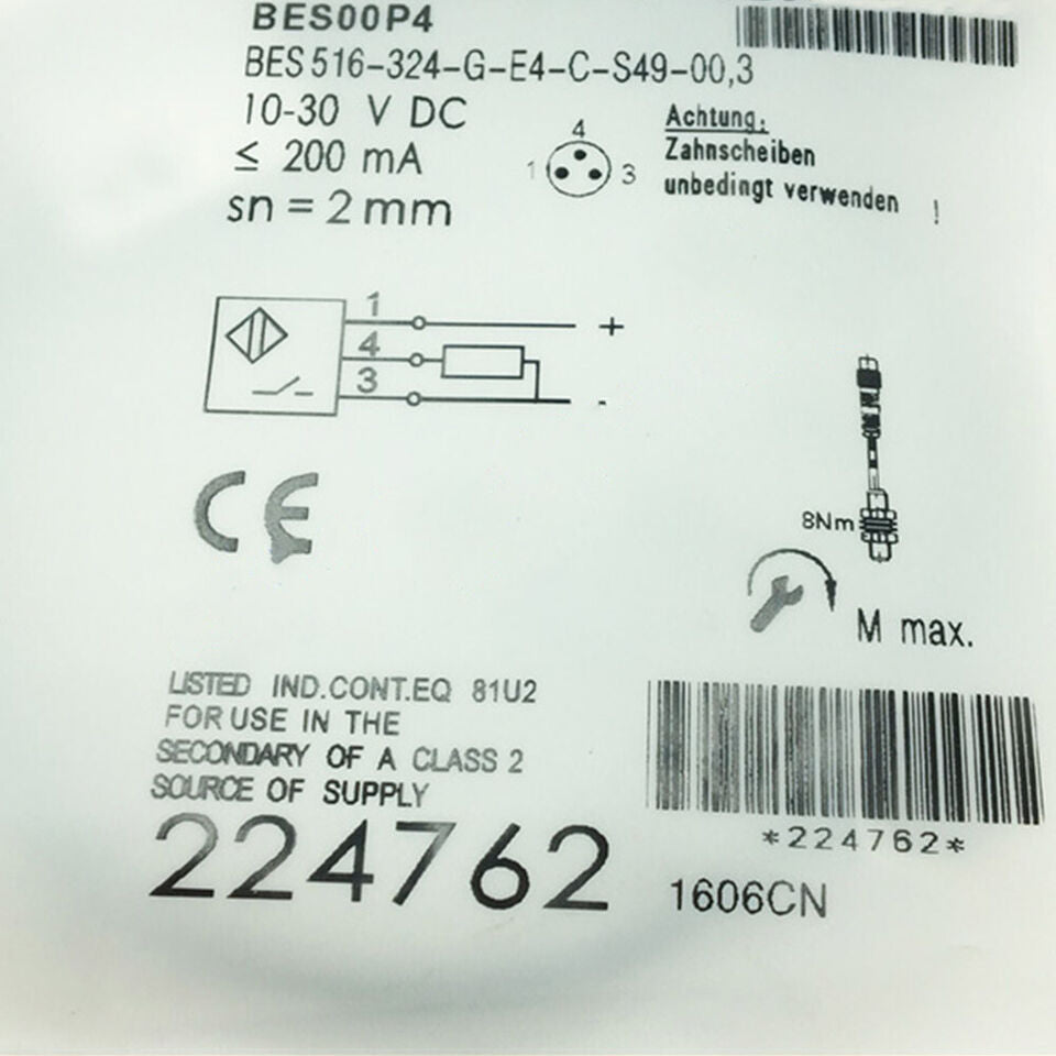 BES 516-324-G-E4-C-S49-00 Proximity Switch - BALLUFF
