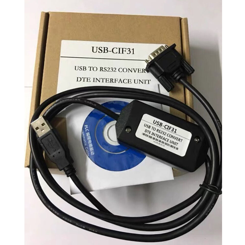 new Omron CS1W-CIF31 Programming Cable One CS1WCIF31 - OMRON