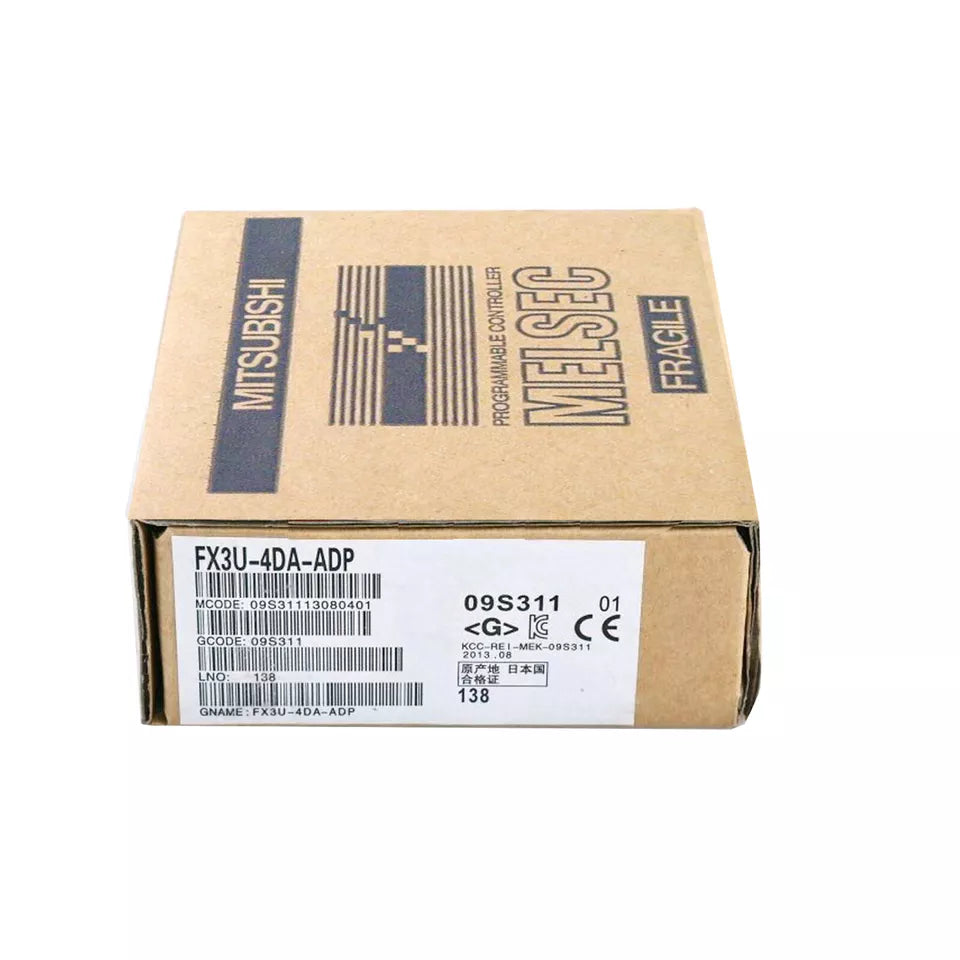Mitsubishi FX3U-4DA-ADP PLC - 1PC, High-Performance PLC Controller for industrial automation applications, compatible with Mitsubishi's industrial automation systems - MITSUBISHI