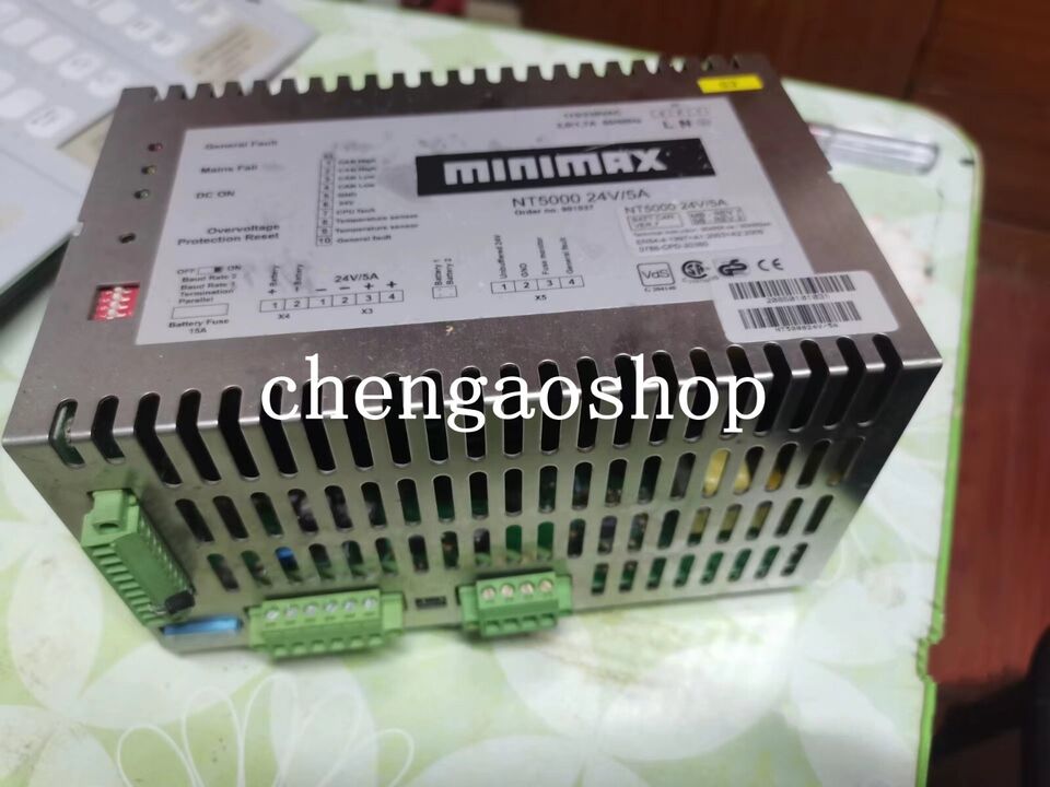 Used MiNiMAX NT5000 24V/5A Power Supply for Electric Tools - MINIMAX