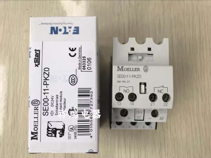 Eaton Moeller SE00-11-PKZ0 Motor Starter Contact Module 24V 50Hz - EATON