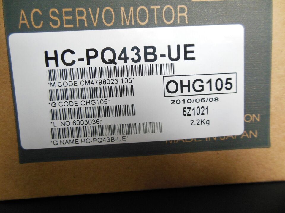 new 1PC Mitsubishi AC Servo Motor HC-PQ43B HCPQ43B In Box - MITSUBISHI