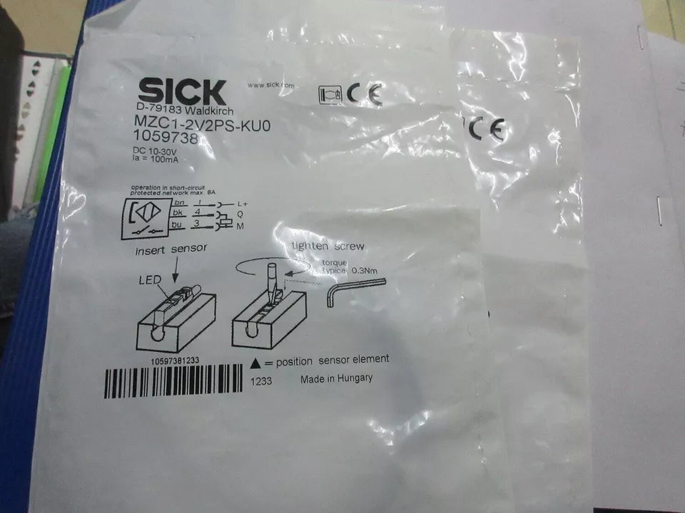 new 1PC Sick MZC1-2V2PS-KU0 Magnetic Switch Sensor MZC12V2PSKU0 - SICK