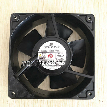 1PC Cooling Fan S12D20-TWCS 200V 12CM High-Temperature Resistant - STYLE FAN
