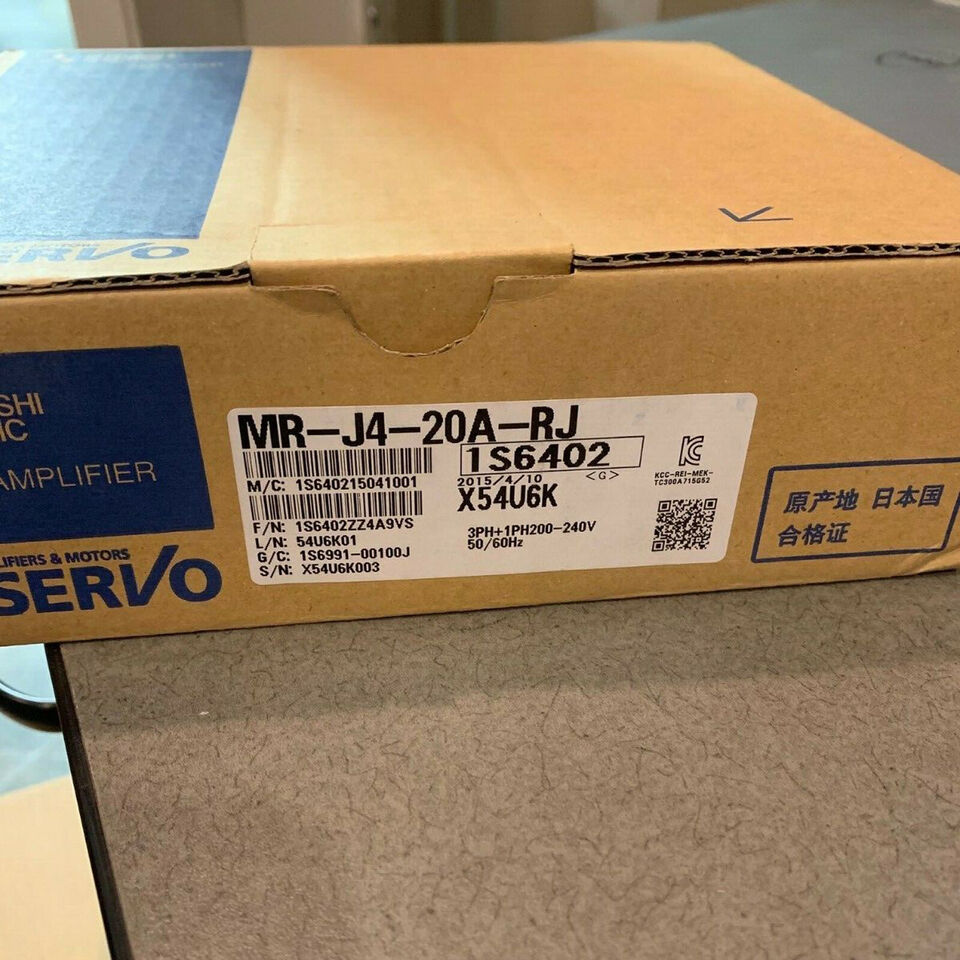 new 1PC Mitsubishi MR-J4-20A-RJ Servo Drive In Box ping - MITSUBISHI HEAVY INDUSTRIES