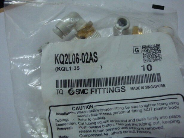new 10PCS SMC KQ2L06-02AS Fittings KQ2L0602AS - SMC