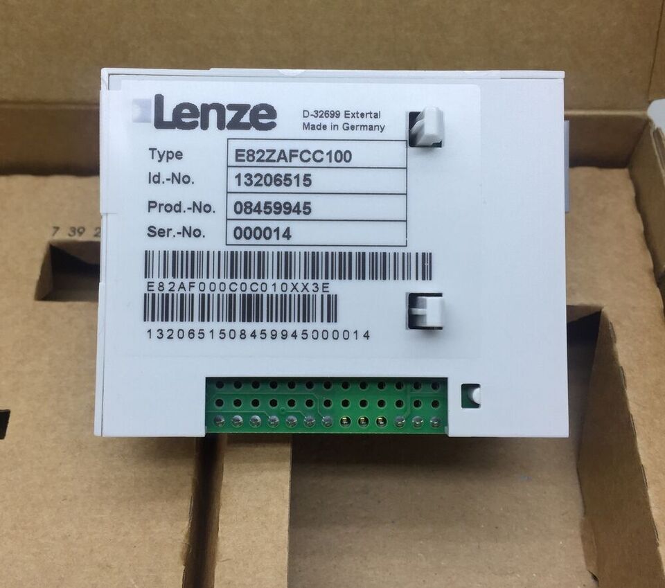 new 1PC Lenze E82ZAFCC100 8200 Series Inverter IO Module ping - LENZE