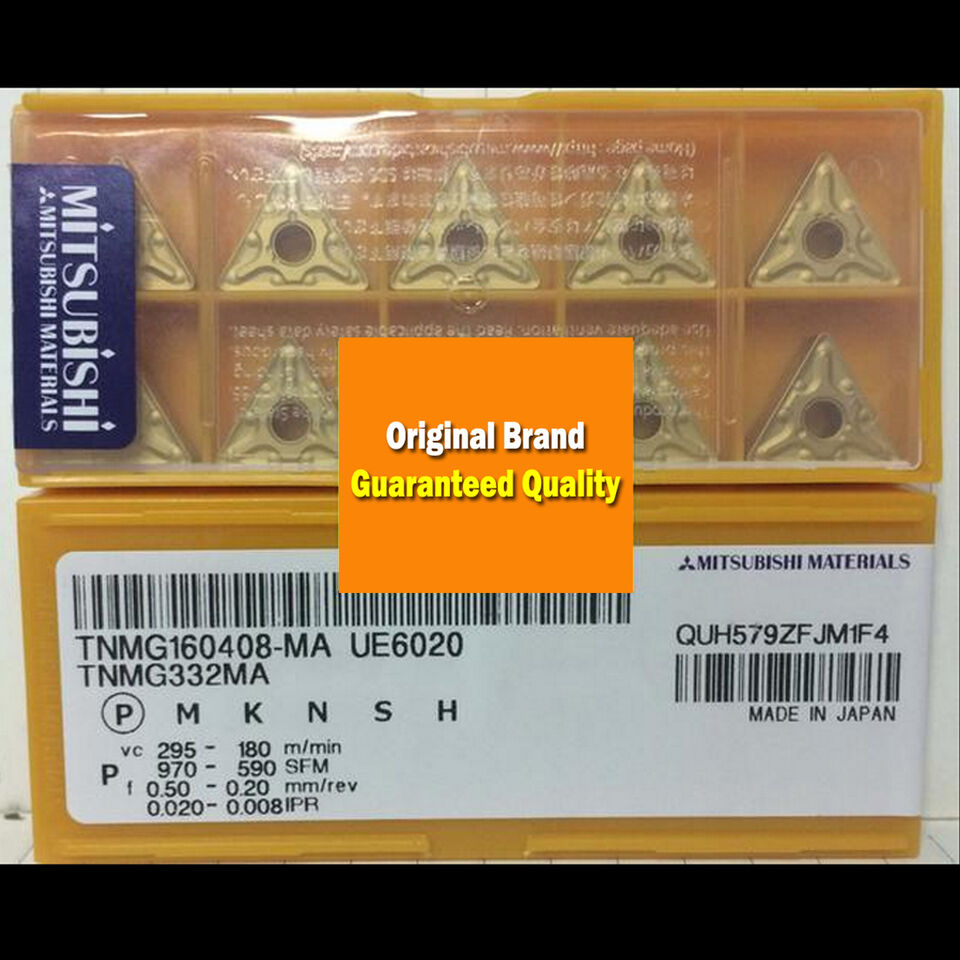 new 10pcs/box Mitsubishi TNMG160408-MA UE6020 TNMG332MA Carbide Inserts Ship - MITSUBISHI