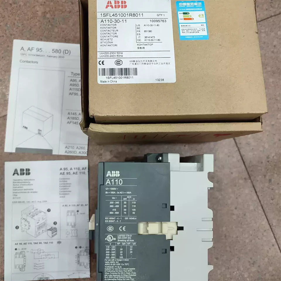 new 1PC ABB A110-30-11 AC 220V Contactor Expeidted - ABB