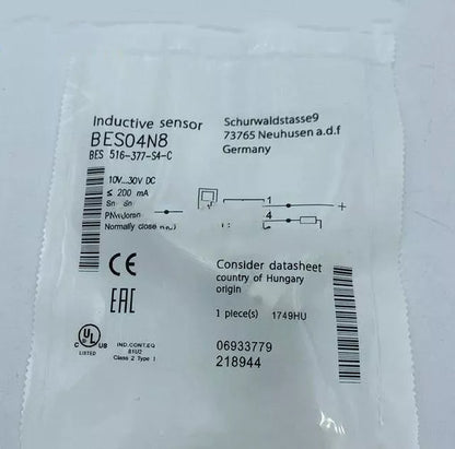 new 1PC BALLUFF BES 516-377-S4-C Proximity Sensor BES516377S4C - BES