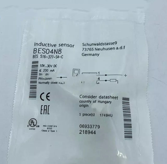 new 1PC BALLUFF BES 516-377-S4-C Proximity Sensor BES516377S4C - BES
