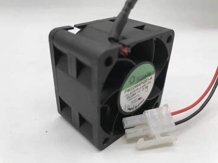 new 1 PCS fan 40*28MM 2 wire cooling fan PMD2404PQB1-A DC26V 3.3W 4028 - PMD