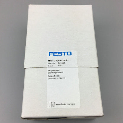 new 1PC FESTO MPPE-3-1/4-6-010-B 161167 Proportional Valve ping - WESTFALISCHE VERKEHRSMITTELSTEUERUNGSTECHNIK KGAA FESTO