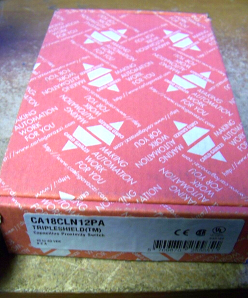 CARLO GAVAZZI CA18CLN12PA Capacitive Proximity Switches - CARLO GAVAZZI