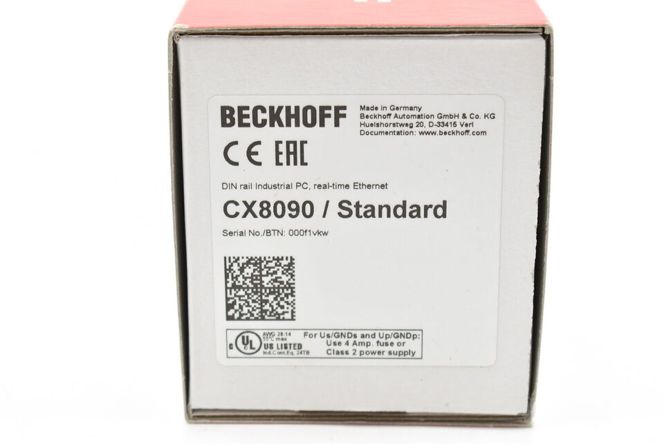 new 1PC  BECKHOFF CX8090 PLC In Box ping CX 8090