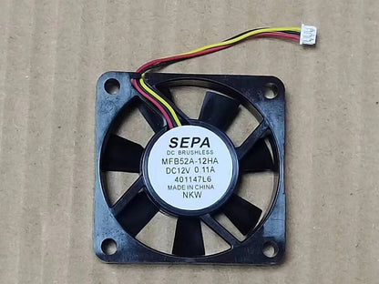 new 1pc 3pin Quiet cooling Fan MFB52A-12HA-001 DC12V 0.11A 5010 5CM Fan - QUIET COOLING FAN