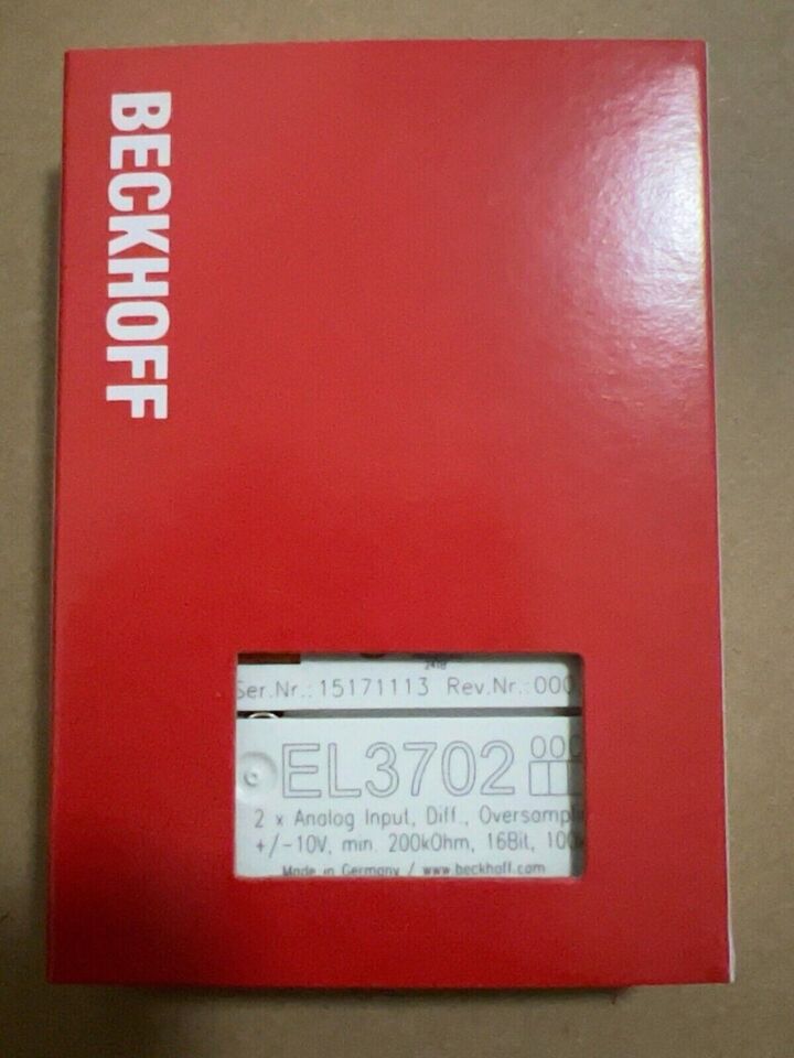 new 1PC BECKHOFF EL3702 PLC In Box ping EL 3702 - BECKHOFF