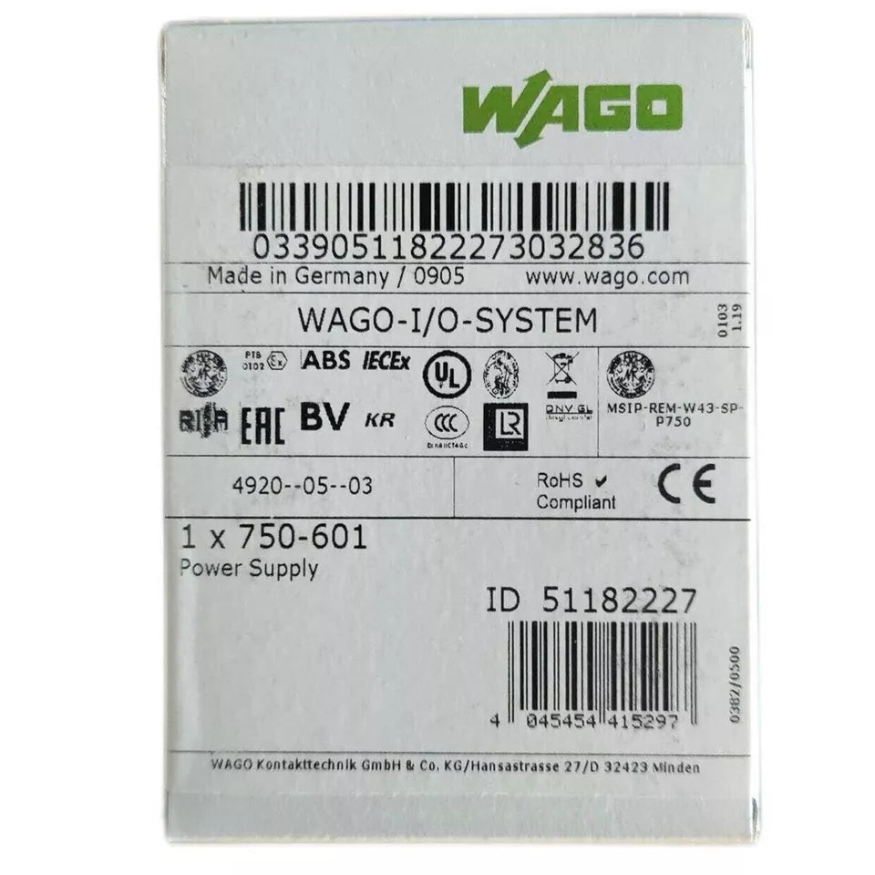 new 1PC WAGO 750-601 Analog PLC Module  In Box 750601