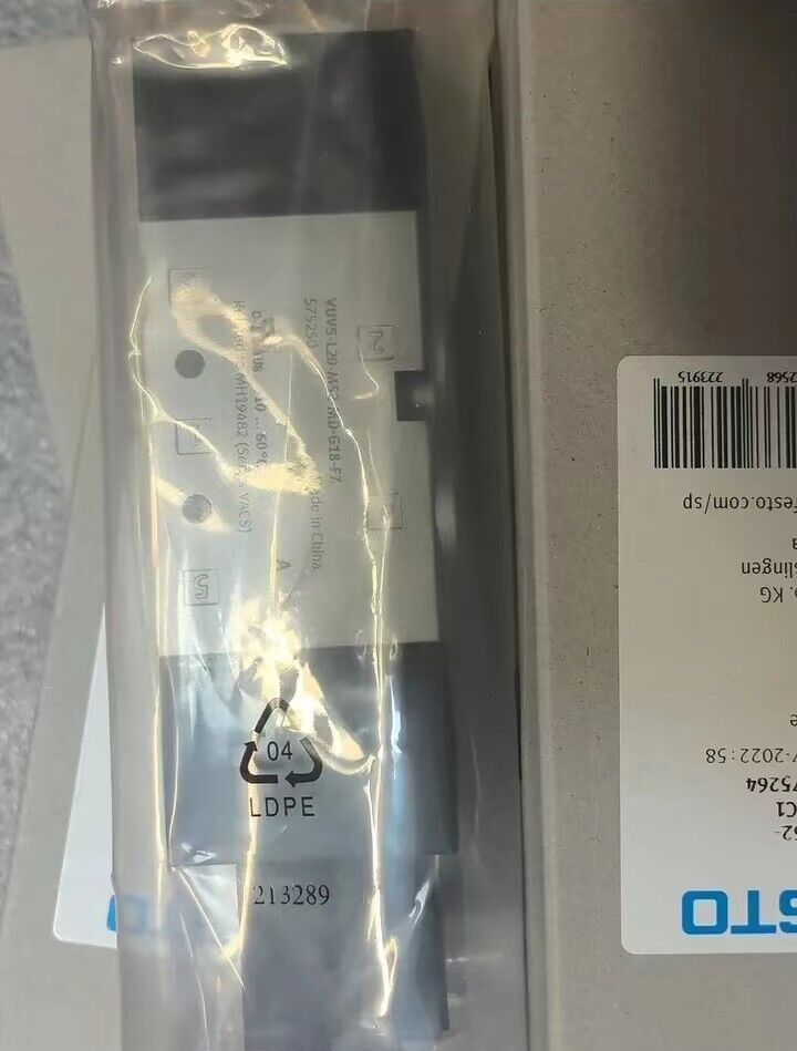 FESTO VUVS-L20-M52-MD-G18-F7-1C1 575264 Solenoid Valve One – High-Performance Control Valve - FESTO