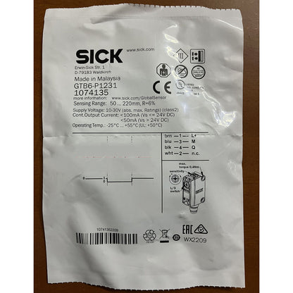 1PC GTB6-P1231 Photoelectric Switch Sensor - SICK
