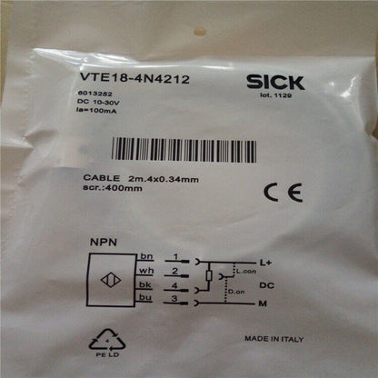 new SICK VTE18-4N4212 Photoelectric Switch One VTE184N4212 - SICK