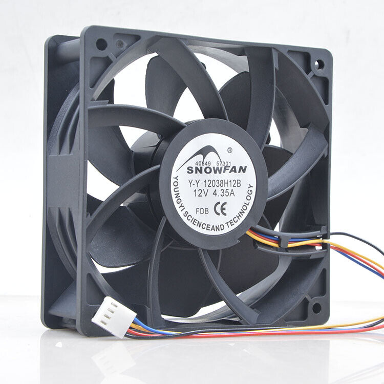 new 1PC For Y-Y12038H12B 12038 Ant 6100 RPM Violent Fan 12V 4.35A 120*120*40mm - OPCOIL