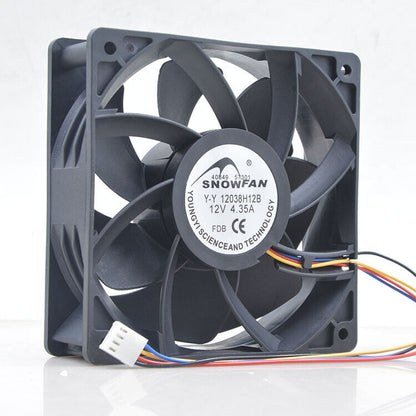 new 1PC For Y-Y12038H12B 12038 Ant 6100 RPM Violent Fan 12V 4.35A 120*120*40mm - OPCOIL