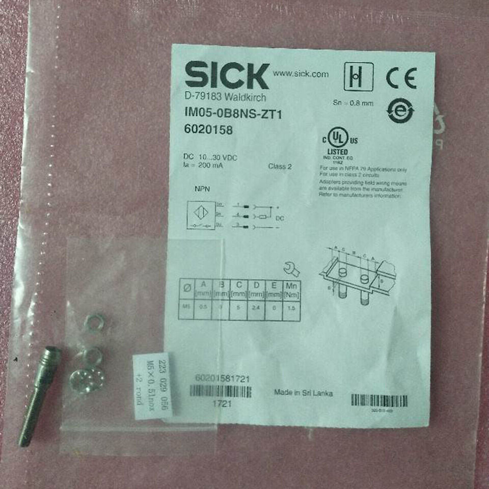 1PC Sick IM050B8NSZT1 Photoelectric Sensor IM050B8NSZT1 - SICK