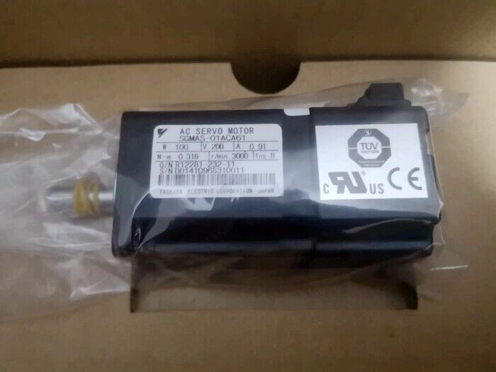 new One YASKAWA SGMAS-01ACA61 SERVO MOTOR  In Box ping