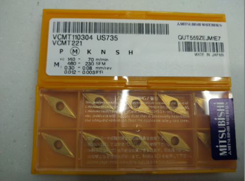new 10pcs/box Mitsubishi VCMT110304 US735 CNC Blade - MITSUBISHI