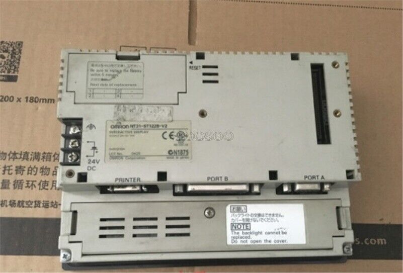 Used Omron Touch Screen NT31 ST122B V2 Tested Unit - OMRON