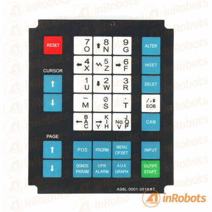 new A98L-0001-0518 FANUC Membrane Keypad - FANUC
