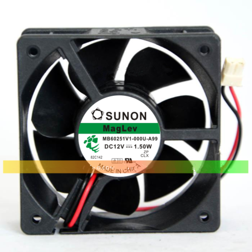 new SUNON MB60251V1-000U-A99 6CM 12V 1.50W 4500RPM 6025 2-pin fan