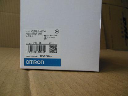 new Omron CJ1W-PA205R Power Supply One CJ1WPA205R - OMRON