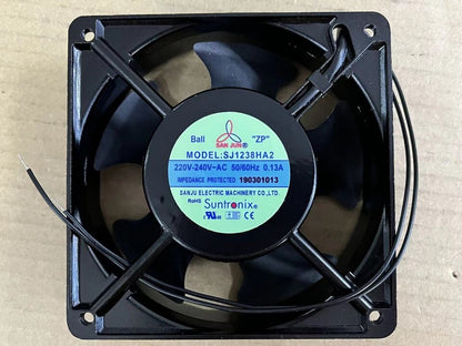 new 1PC 220-240V AC 0.13A axial Cooling Fan metal frame SJ1238HA2 120*120*38 mm - KOEED