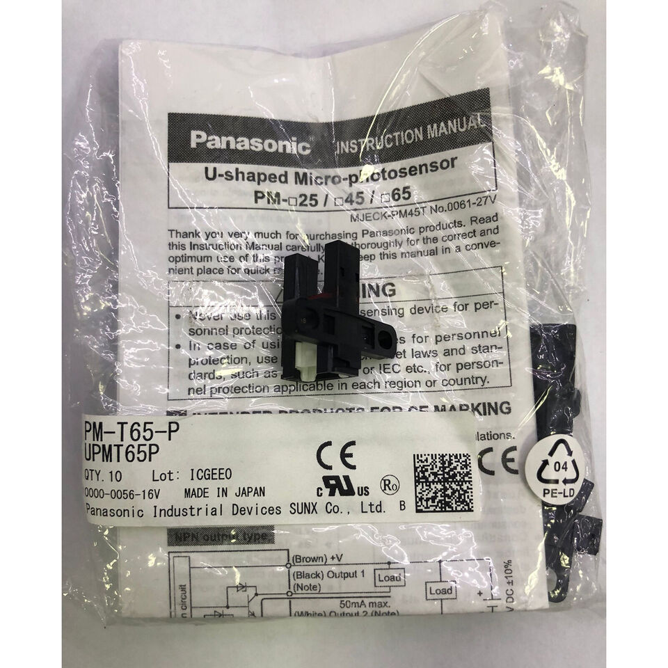 new Panasonic PM-T65-P Photoelectric Sensor 1PC PMT65P - PANASONIC
