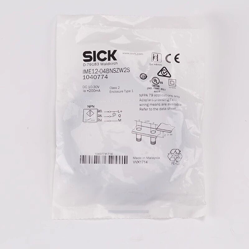 new 1PC Sick IME12-04BNSZW2S Proximity Sensor IME1204BNSZW2S - SICK