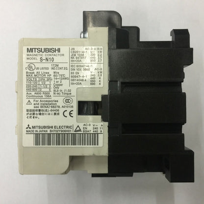 new Mitsubishi S-N10 AC220V Contactor SN10 1PC