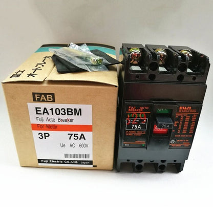 1PC 75A 3P Circuit Breaker - Fuji EA103BM - FUJI